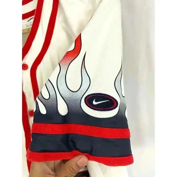 Nike Americana Championship Baseball Jersey MEDIUM Men's Shirt - Picture 5 of 11